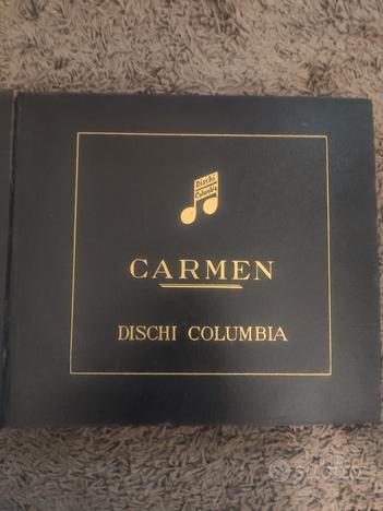 Dischi 78 gg - Carmen - Opera completa - 10 dischi