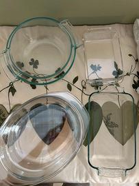 Set Pirofile da Forno in Vetro Pyrex