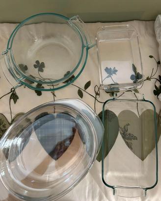 Set Pirofile da Forno in Vetro Pyrex