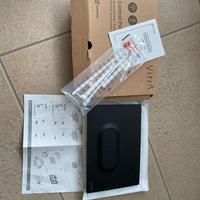 Vitra placca di comando nero a doppio pulsante