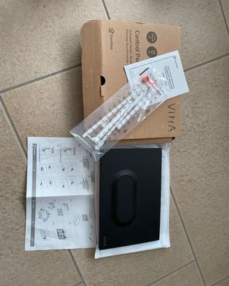 Vitra placca di comando nero a doppio pulsante