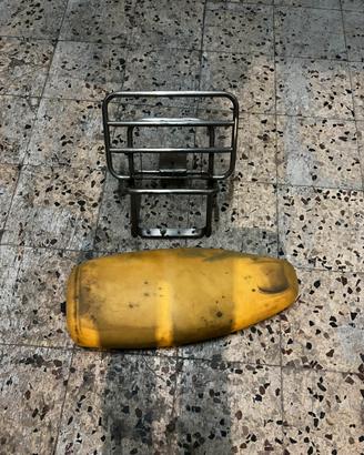 Sella originale piaggio e portapacchi vespa px
