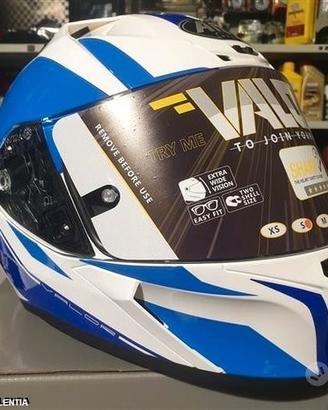 Casco integrale airoh valor WINGS BLUE GLOSS