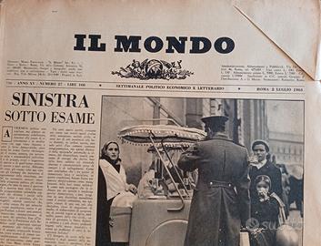 rivista il mondo collezione 1963 - 1966