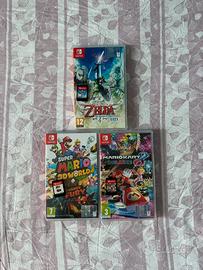 Lotto 3 giochi nintendo switch