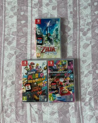 Lotto 3 giochi nintendo switch