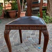 Sedie in radica di noce 