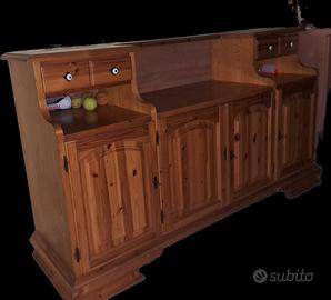 credenza in massello chiaro 