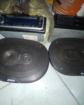 COME da foto 2 autoradio sony e panasonic +due cas
