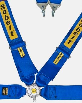 Cintura di sicurezza 4 punti. Blu marca SABELT