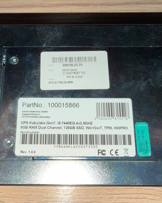 Sharp/NEC OPS PC i5-7440EQ 8GB RAM SSD 128GB