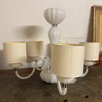 Lampadario di Murano e di opaline