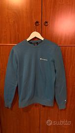 Champion felpa uomo girocollo azzurra taglia S log