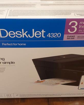 STAMPANTE HP DeskJet 4320 All-in-One WI-FI NUOVA