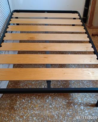 Rete e materasso una piazza e mezza