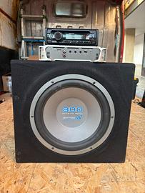 Radio e subwoofer