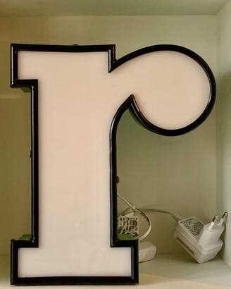 LETTERA “R” ALFABETO per arredo insegna latta