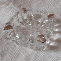 Posacenere cristallo e argento