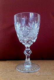 Splendido Set 11 Calici Vino in Cristallo Molato a