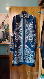 Abito a Camicia in seta Versace Collection