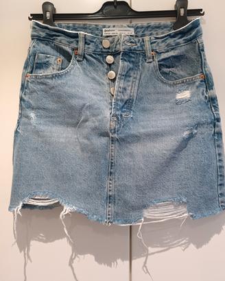 Gonna jeans Stradivarius 