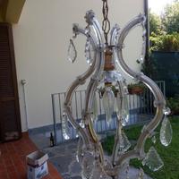 Lampadari cristallo a goccia anni 60/70