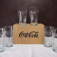 Set 6 Bicchieri Grandi di Coca-Cola 500 ml Vintage