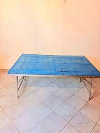 6 Tavoli pieghevoli in alluminio e vetroresina