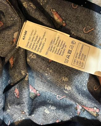 Camicia di Natale stampata - Blu XL
