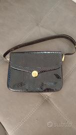 borsa a spalla vintage in vera pelle esotica