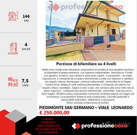 Bifamiliare in zona residenziale con cortile