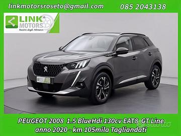 PEUGEOT 2008 BlueHDi 130 S&S EAT8 GT Line / Tagl