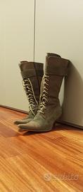 Stivali vintage lacci y2000