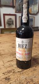 BOTTIGLIA VINO PORTO DIEZ 1970