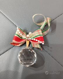 Decorazione Natale vintage in cristallo Swarovski