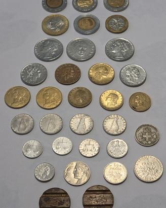 Collezione monete d'epoca Lire e gettoni rari