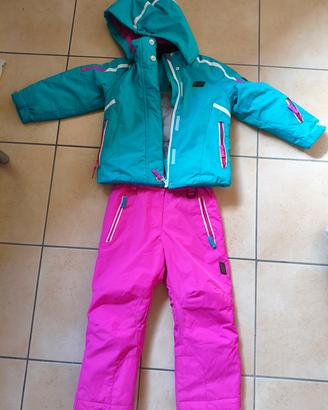 tuta sci bambina 3/4 anni