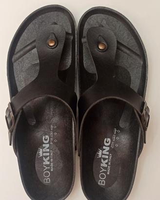 Sandali Infradito Uomo Boyking – Neri, Anatomici