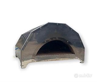 Forno a gas con pietra refrattaria