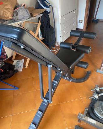 Panca palestra multifunzione da casa