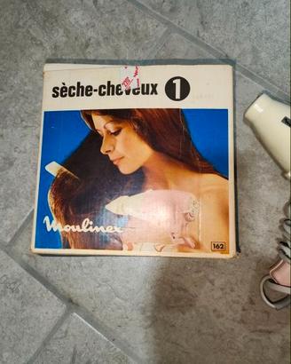Asciugacapelli Moulinex anni '70 – Vintage