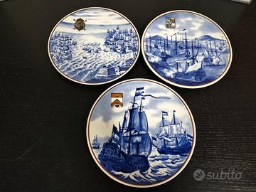 Villeroy & Boch - 3 piatti "Famous Sea Battles"