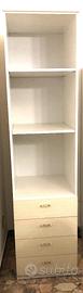 Mobiletto libreria con 4 cassetti