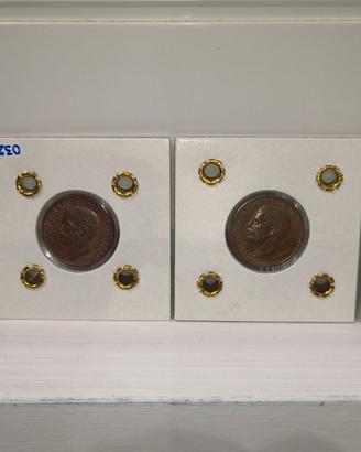 lotto 4 monete regno lire rare