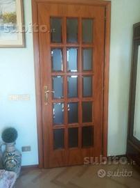 Porte stile inglese in massello in noce mansonia