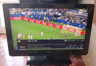 TV PHILIPS 32" HD _2Hdmi USB + DECODER HD con USB