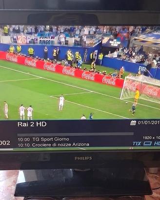 TV PHILIPS 32" HD _2Hdmi USB + DECODER HD con USB