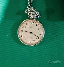 Orologio da tasca vintage Evilard anni '60/'80