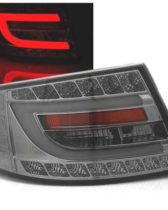 FANALI PER AUDI A6 C6 SEDAN 04-08 FUMÈ LED 7PIN