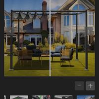 pergolato in alluminio